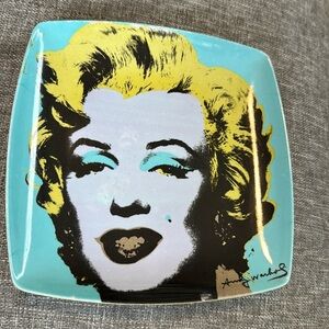 Andy Warhol Marilyn Monroe PrecidioObjects Plastic Plate